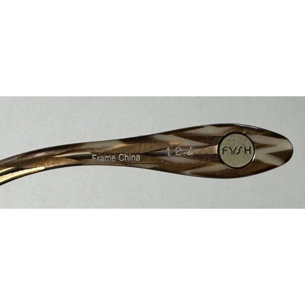 Fysh Urban Eyewear 3473 FRAMES ONLY  Brown Metal Womens Glasses 52-17-135 986